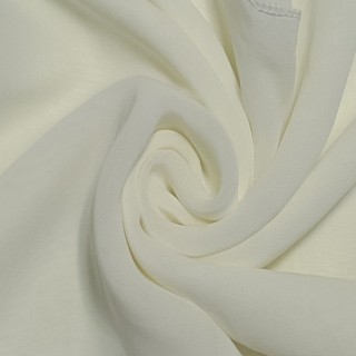 Plain Chiffon Scarf - White 